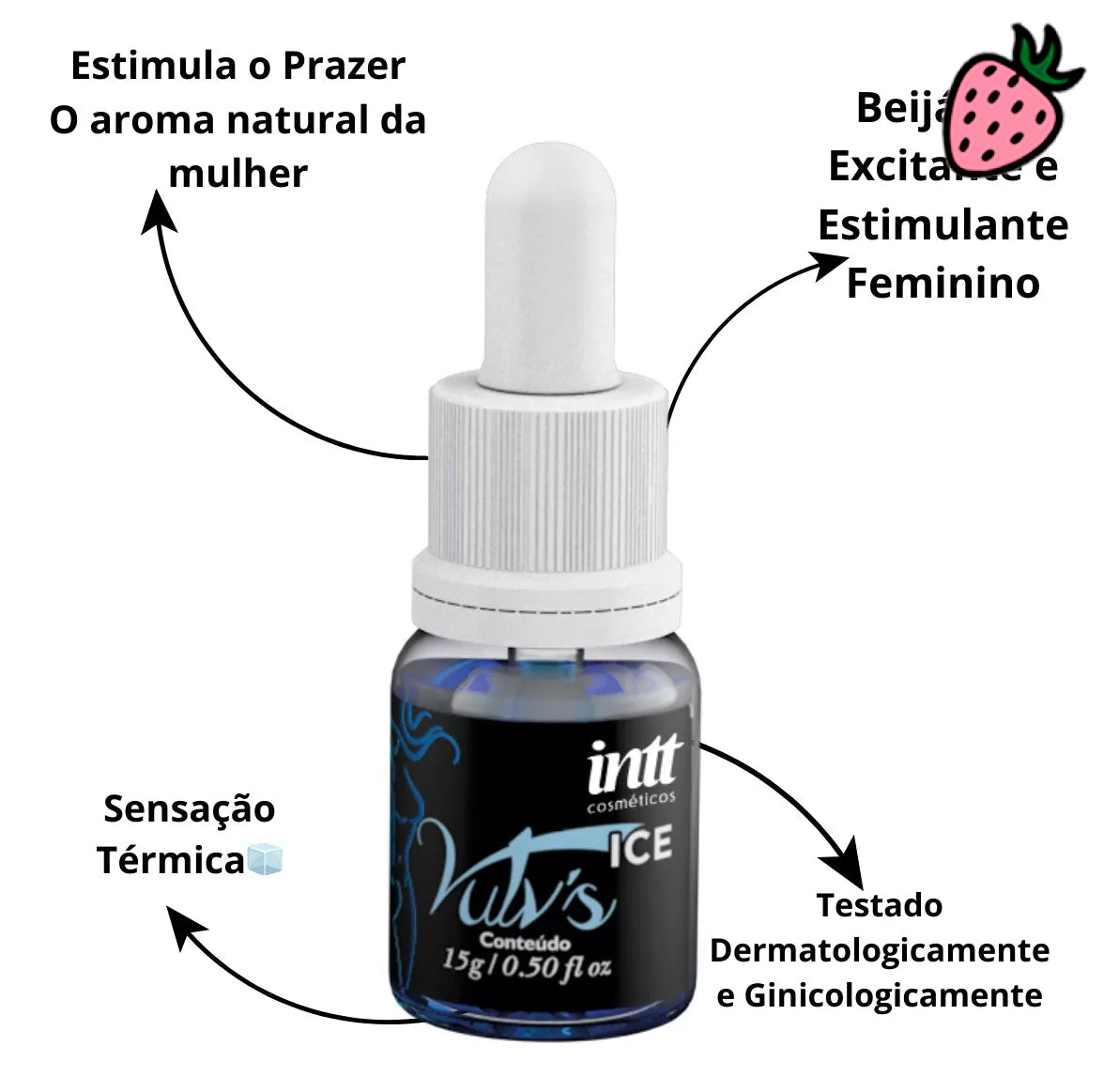 Vulv's Ice Excitante e Lubrificante 15g Vulv's Ice Excitante e Lubrificante 15g