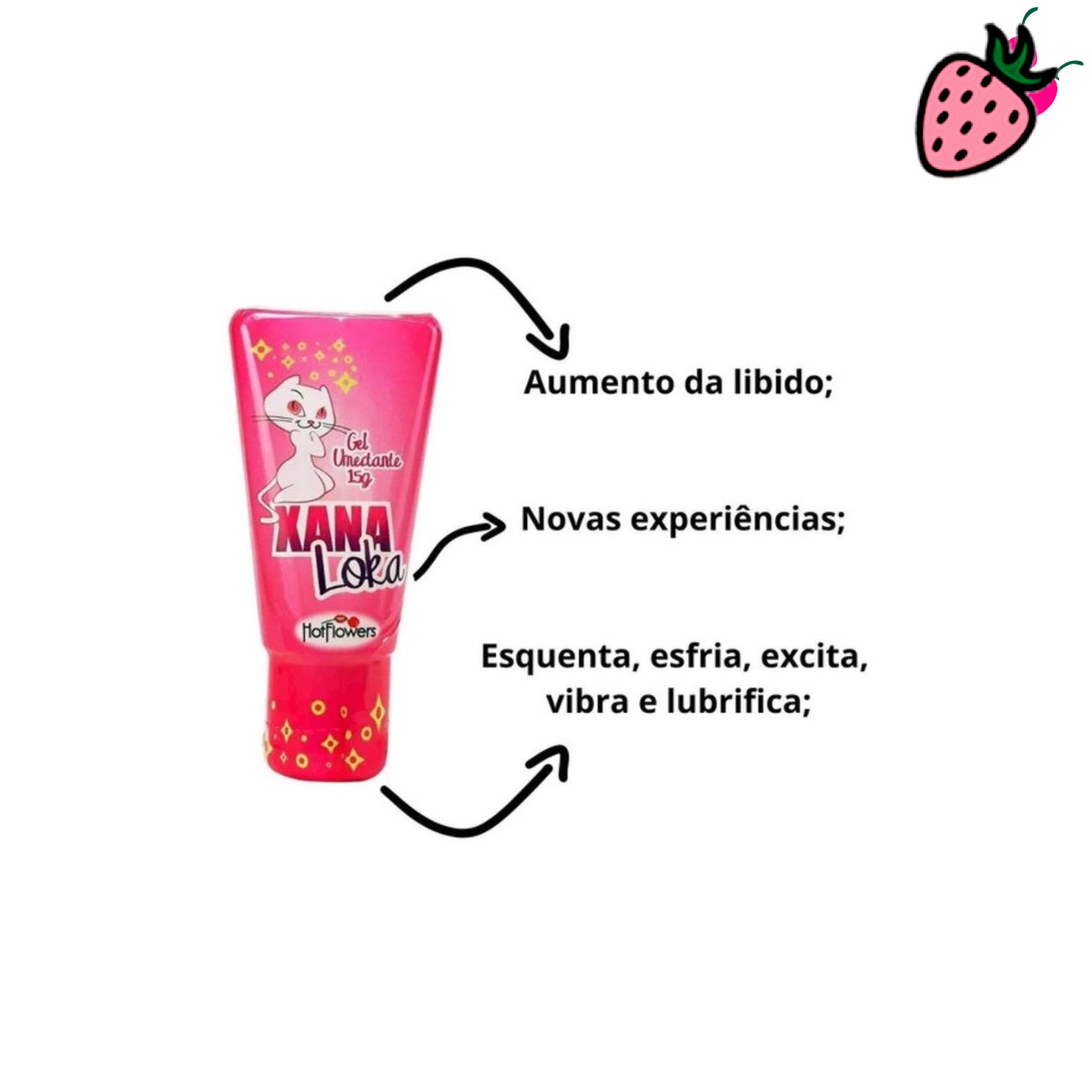 Xana Loka - Gel Excitante Feminino 15g Xana Loka - Gel Excitante Feminino 15g
