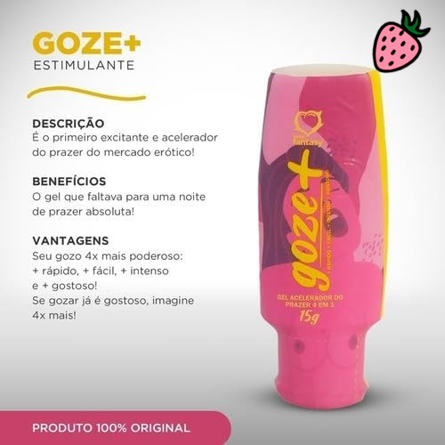Goze + Gel Acelerador do Prazer 15g 4 em 1 Goze + Gel Acelerador do Prazer 15g 4 em 1