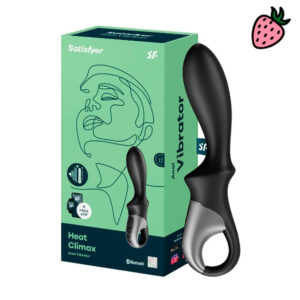 Satisfyer Heat Climax - Vibrador Anal com 12 Modos de Vibração e Aquecimento e Controle via APP