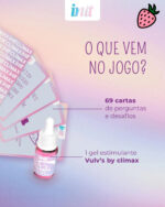 Jogo de Cartas com Gel Excitante - Clímax By Intt