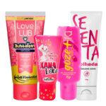 Kit Vibrações & Sensações – Géis Excitantes, Lubrificante Beijável + Deslizante Neutro