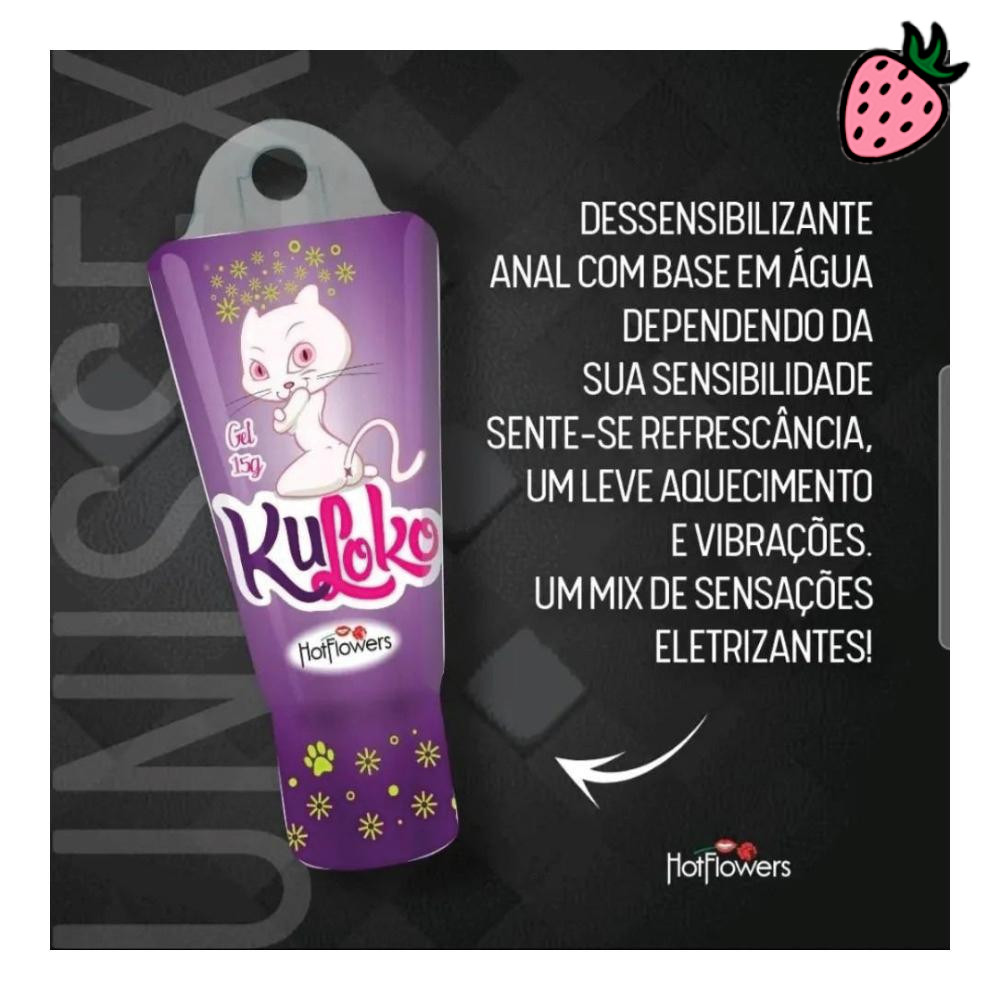 Ku Loko - Gel Dessensibilizante e Excitante Anal 15g Ku Loko - Gel Dessensibilizante e Excitante Anal 15g