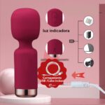 Kit Ritual do Prazer – Vibrador Varinha + Blow Girl + Limpa Toys