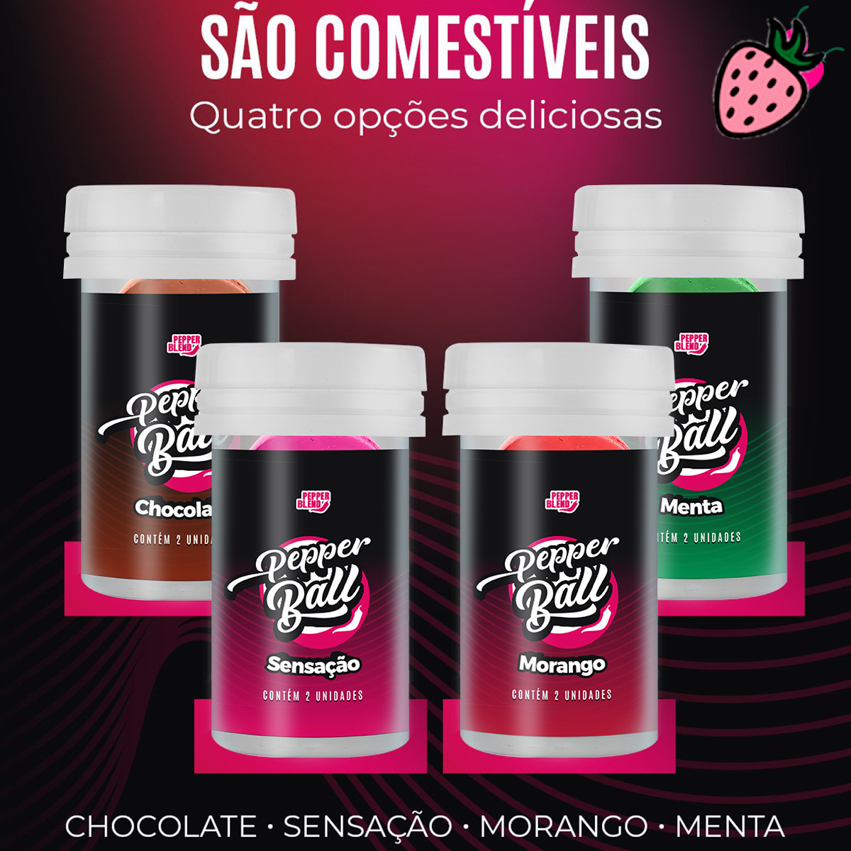 Pepper Ball Bolinha Explosiva Saborosa - 2 unidades Pepper Ball Bolinha Explosiva Saborosa - 2 unidades