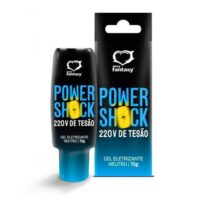 Power Shock 22 V de Tesão 15g - Gel Eletrizante Neutro