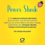 Power Shock 22 V de Tesão 15g - Gel Eletrizante Neutro