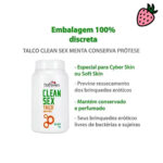 Clean Sex - Talco Aroma de Menta para Conservar Brinquedos Eróticos