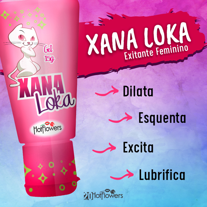 Xana Loka - Gel Excitante Feminino 15g Xana Loka - Gel Excitante Feminino 15g