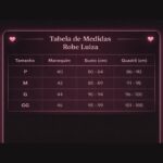 Robe Listrado Franciele com Detalhes em Renda Patitex