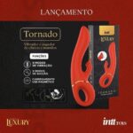 Tornado Intt Luxury - Vibrador 2 em 1 com Sugador de Clitóris