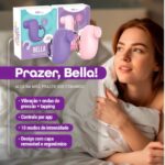 Bella Intt Collors - Vibrador com Ondas de Pressão e Controle Via App
