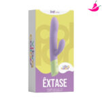 Êxtase Collors - Vibrador com Função de Vai e Vem e Estimulo Clitoriano