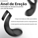 Benedict Svakom - Anel Peniano Todo Revestido em Silicone