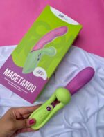 Macetando - Vibrador Penetrável Com Função Tapping e Estimulador De Clitóris