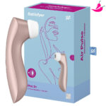 Sugador Satisfyer PRO 2+ UP - Sugador e Estimulador de Clitóris com Ondas de Pressão à Prova D’Água