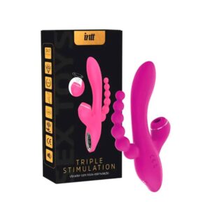 Triple Stimulation Roxo - Vibrador com Tripla Estimulação Intt