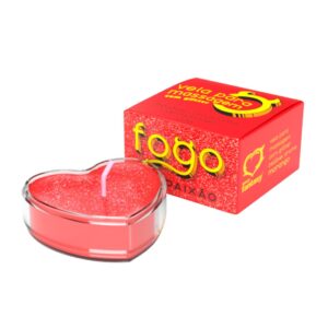 Fogo da Paixão Vela de Massagem Beijável com Glitter 20g