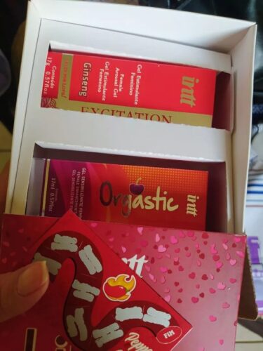 Click to view full screen Box libido Feminina - Orgastic Gel 17ml + Excitation 17ml photo review