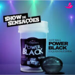 Hot Ball Power Black - Gel Comestível Quente e Gelado c/ 2