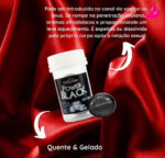 Hot Ball Power Black - Gel Comestível Quente e Gelado c/ 2
