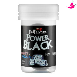 Hot Ball Power Black - Gel Comestível Quente e Gelado c/ 2