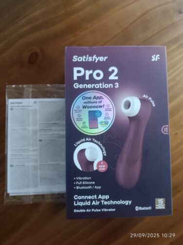 Click to view full screen Satisfyer Pro 2 Generation 3 - Vibrador Sugador de Clitóris com controle via APP photo review