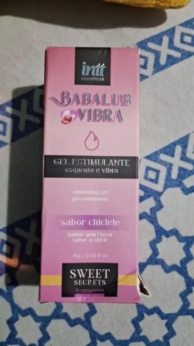 Click to view full screen Babalub Vibra Hot 15G - Lubrificante Babalub Sabor Chiclete photo review