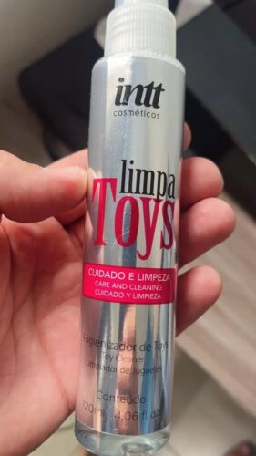 Click to view full screen Limpa Toys Higienizador - Líquido para Cuidado e Limpeza 120ml photo review