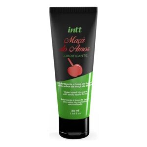 Lubrificante a Base de Água Sabor Maçã do Amor 50ml Intt
