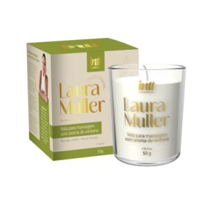 Vela de Massagem com Óleos Essenciais Linha Laura Muller Intt