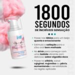 Vibration  Sabor Algodão Doce - Gel Excitante que Vibra Power 17ml Intt