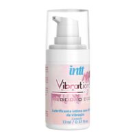 Vibration  Sabor Algodão Doce - Gel Excitante que Vibra Power 17ml Intt