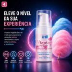 Vibration  Sabor Algodão Doce - Gel Excitante que Vibra Power 17ml Intt