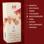 Vibration  Sabor Cappuccino  - Gel Excitante Que Vibra Power Extra Forte17ml Intt