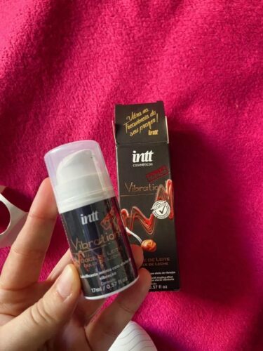 Click to view full screen Vibration Power Doce De Leite 17ml - Gel Extra Forte Vibra Aquece E Lubrifica photo review
