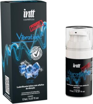 Vibration Sabor Ice  - Gel Excitante que Vibra Power Extra Forte 17ml Intt