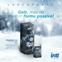 Vibration Sabor Ice  - Gel Excitante que Vibra Power Extra Forte 17ml Intt