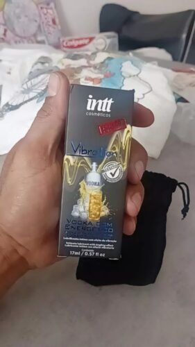 Click to view full screen Vibration Power Vodka Com Energético 17ml - Gel Extra Forte Vibra Aquece E Lubrifica photo review
