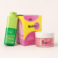 Kit Intt Bubble Vibes 3 em 1 e Pico Pulse Menta Gel Sugador Kit Intt Bubble Vibes 3 em 1 e Pico Pulse Menta Gel Sugador