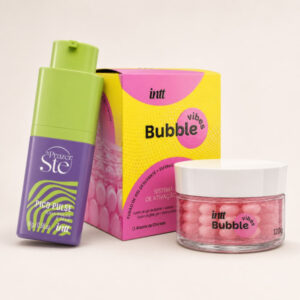 Kit Intt Pico Pulse Uva Sugador em Gel e Bubble Vibes 3 em 1